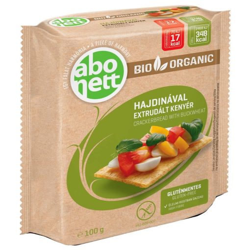 Abonett Bio Extrudált kenyér Hajdinával  - Gluténmentes - 100 g