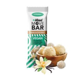   Abso Move Bar - Vaníliás-kókuszgolyó ízű vegán fehérje szelet - 35 g