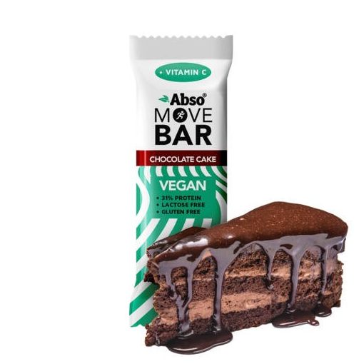 Abso Move Bar - Csokoládétorta ízű vegán fehérje szelet - 35 g