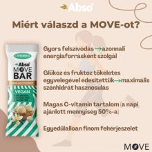Abso Move Bar - Csokoládétorta ízű vegán fehérje szelet - 35 g