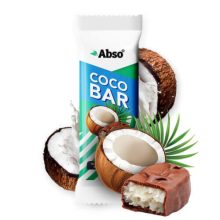 Abso Coco Bar - Kókuszos vegán desszert szelet - 20 x 35 g / 20 db
