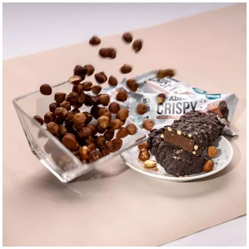 Abso Crispy Bar, Csokoládés-mogyorókrémes ízű vegán fehérjeszelet - 50 g