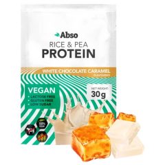 AbsoRICE - Fehércsokoládé ízű vegán fehérjepor - 30 g