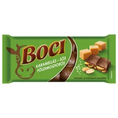 Boci Karamellás-sós földimogyorós tejcsokoládé - 105g