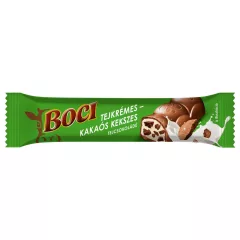   BOCI tejcsokoládé tejkrémes-kakaós kekszes töltelékkel - 32g