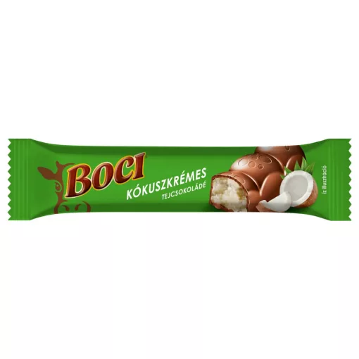 BOCI tejcsokoládé kókuszos töltelékkel - 34g