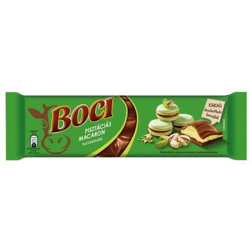 Boci Pisztáciás macaron tejcsokoládé - 240g