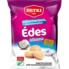 Detki Cukormentes kókuszos omlós keksz, 180 g