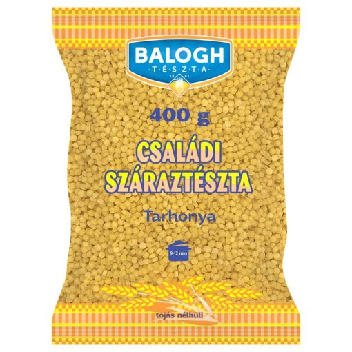 Balogh Tészta - Családi száraztészta - Tarhonya tojás nélküli száraztészta - 400g