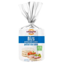 Cerbona Fit & Snack puffasztott rizsszelet natúr 90 g