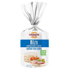 Cerbona Fit & Snack puffasztott rizsszelet natúr 90 g