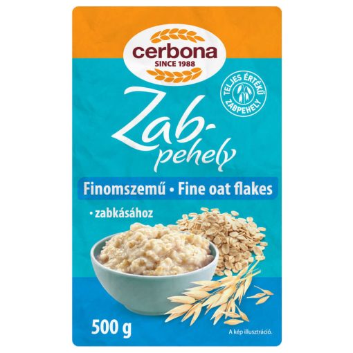 Cerbona finomszemű zabpehely 10 x 500 g / 10 db