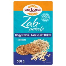 Cerbona Nagyszemű, Lapított Zabpehely 10 x 500 g / 10 db