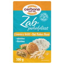 Cerbona finomra őrölt zabpehelyliszt 10 x 500 g / 10 db