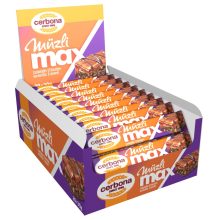 Cerbona MAX Csokoládés müzliszelet, sós-karamella réteggel, kakaós bevonó talppal 200 x 30g / 200 db
