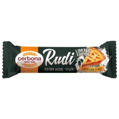  Limitált Rudi  almás pite ízű almás töltelékkel, kakaós bevonattal, 30g