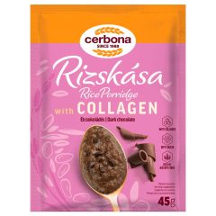 Cerbona Étcsokoládés rizskása kollagénnel 45 g