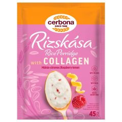 Cerbona Málnás-citromos rizskása kollagénnel 45 g