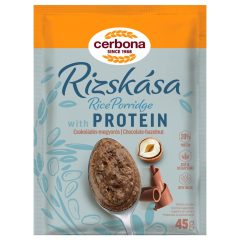 Cerbona Csokoládé-mogyorós rizskása proteinnel 45 g