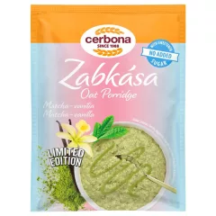 Cerbona Matcha-vanília ízű zabkása, 50 g HCN