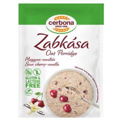   Cerbona Glutén- és laktózmentes meggyes-vaniliás zabkása 50 g