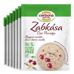   Cerbona Glutén- és laktózmentes meggyes-vaniliás zabkása - Heti csomag / 7 x 50 g