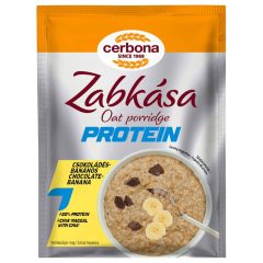   Cerbona Sport Protein Csokoládés-banános zabkása édesítőszerrel 60 g