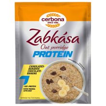 Cerbona Sport Protein Csokoládés-banános zabkása édesítőszerrel 20 x 60 g / 20 db