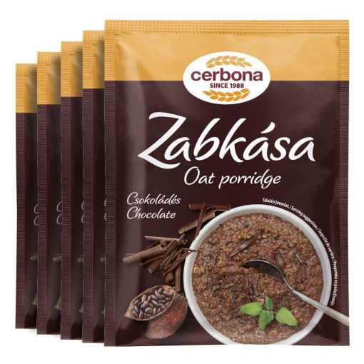 Cerbona Csokoládés zabkása - Tízórai csomag / 5 x 55 g