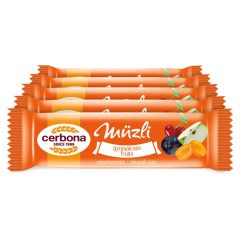  Cerbona Gyümölcsös müzliszelet - Tízórai csomag / 5 x 20 g