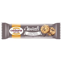 Cerbona Kekszes-csokoládés müzliszelet 20 g