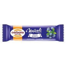 Cerbona Áfonyás müzliszelet joghurtos bevonóval 20 x 20 g / 20 db