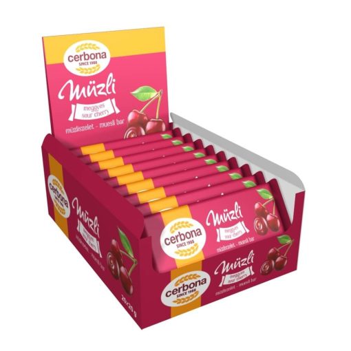 Cerbona Meggyes müzliszelet 320 x 20 g / 320 db