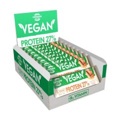   Cerbona Vegan Magas fehérjetartalmú sós-karamelllás ízű szelet kakaós bevonattal, édesítőszerekkel, gluténmentes 20 x 40 g / 20 db