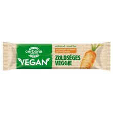 Cerbona Vegan Sárgarépás-sütőtökös müzliszelet - 20 x 25 g / 20 db