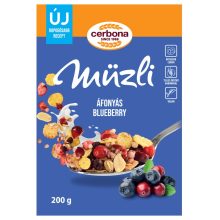 Cerbona Áfonyás müzli 200 g (dobozos)
