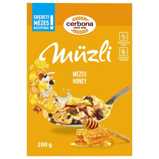 Cerbona Mézes müzli 200 g (dobozos)