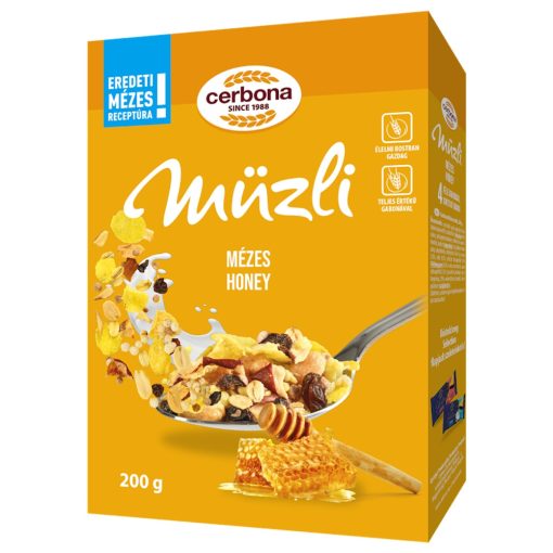 Cerbona Mézes müzli 200 g (dobozos)