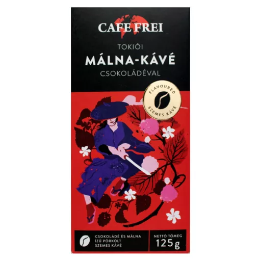 Café Frei, Tokiói Csokoládés-málna szemeskávé, 125 g