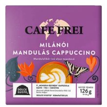 Café Frei, Dolce-Gusto Milánói mandulás-cappuccino kávékapszula, 9db kapszula/dobozos kiszerelésben