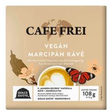 Café Frei, Dolce-Gusto Vegán marcipán kávékapszula növényi tejjel, 9db kapszula/dobozos kiszerelésben