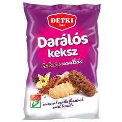 Detki Darálós vaníliás és kakaós omlós keksz, 200g