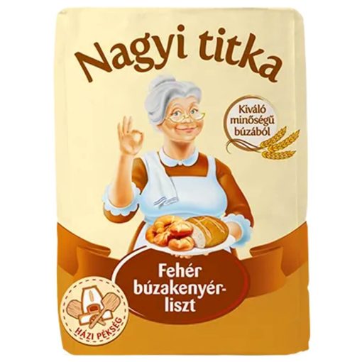 Nagyi titka búzakenyérliszt, fehér 1kg