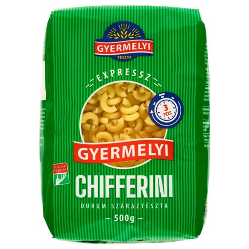 Gyermelyi Chifferini, Gyermelyi Expressz durum száraztészta 500 g