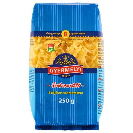 Gyermelyi Szélesmetélt, 8 tojásos száraztészta 250 g