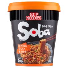 Nissin Soba Poharas instant tésztaétel pekingi kacsa ízesítéssel - 87g