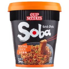   Nissin Soba Poharas instant tésztaétel pekingi kacsa ízesítéssel - 87g