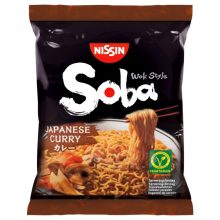 Nissin Soba instant tésztaétel japán curry ízesítéssel - 111 g