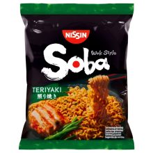 Nissin Soba instant tésztaétel teriyaki ízesítéssel - 111 g
