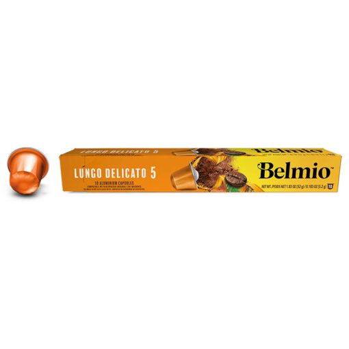 Belmio Café Lungo Delicato kávékapszula, 10 db/dobozos kiszerelésben